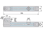 Moduláris szerszámtartó - ASTB-1212-L84-H