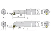 Belső esztergakés - S12K SCLCR 09
