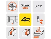 HPC Keményfém hosszú maró 4 élű - D12.00/58.00 D12