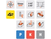 Keményfém tóruszmaró 42°-44° - D8.0/8.0 - L55.0 - Cr2.00 mm