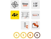 Keményfém TIS Rádiuszos hosszú maró 2 élű - D10.00/19-120.00 d10 Cr5.00