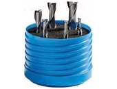 Hosszlyukmaró készlet 2 élű HSSCo8 - 6, 8, 10, 12, 16, 20