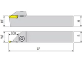 Váltólapkás leszúró esztergakés - R 32x32/170.0 - 2.0 mm