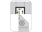 Leszúró esztergakés - R 16x16/125.0 - 2.0 mm