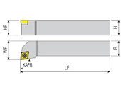Külső esztergakés - SCLCL 2020 K09