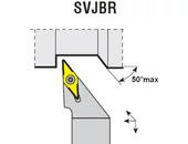 Váltólapkás külső esztergakés - SVJBR 1212 F11