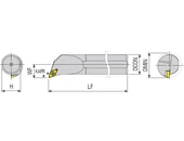 Belső esztergakés - S16P SDQCL 11
