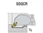 Váltólapkás belső esztergakés - S10K SDQCR 07