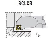 Váltólapkás belső esztergakés - S12K SCLCR 06
