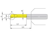 MINI furat menetkés - MF0.5-0.7 - dmin4.2 tmax 0.4 - D4.0 mm