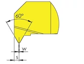 MINI furat menetkés - MF0.5-0.7 - dmin4.2 tmax 0.4 - D4.0 mm