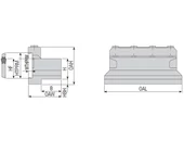 Leszúrópenge tartó ALBU-25-32