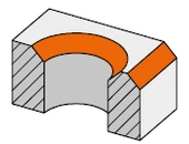 Lapkás élletörő 22.5°-os marófej D28.0 da17.0 d16 mm Z1