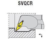 Váltólapkás külső esztergakés - S16P SVQCL 11