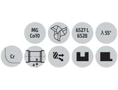 Keményfém tóruszmaró - D8.00/16.00 d8 - CR0.3