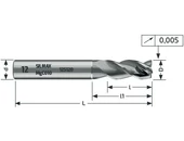 Keményfém maró 3 élű D4.00/11.00 d6