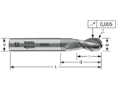 Keményfém gömbvégűmaró - D10.00/19.00 d10 r5.0