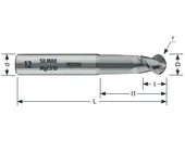 Keményfém gömbvégűmaró D5.00/5.00 d5     r2,5