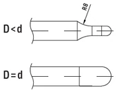 Keményfém gömbvégű maró  - D16.00/16.00 L105 D16 - R 8,00