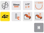 Keményfém gömbvégű maró  - D16.00/16.00 L105 D16 - R 8,00