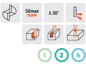 Keményfém hosszú maró - D8.00/50.00 d8