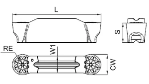 Leszúró lapka AGD-MR CW2.0 RE1.0 (P,M,K)