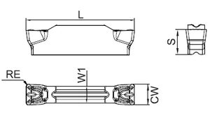 Leszúró lapka AGD-MT CW2.0 RE0.2 (P,M,K)