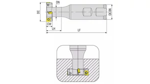 T-horony maró - DC32.0/10.0 mm
