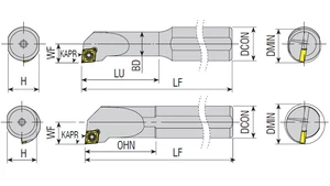 Belső esztergakés - S1416P SCLCL 09