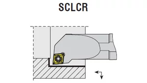 Váltólapkás belső esztergakés - S12K SCLCR 06