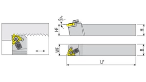 Külső menetkés - SEL 1010 E11