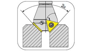 Lapkás élletörő 30°-os marófej D30.0 da15.0 d16 mm Z1