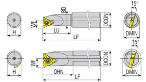 Belső menetkés - SIR S16x13M 11