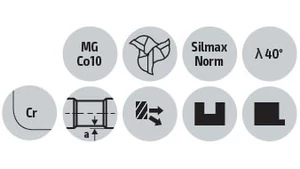 Keményfém nagyoló maró 3 élű - D20.00/30.00 d20