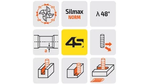 HPC Keményfém hosszú maró 4 élű - D5.00/25.00 D6