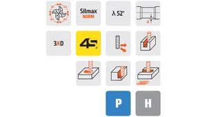 Keményfém trochoidális maró 4 élű - D20.00/70.00 d20 - Cr 1,00