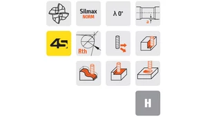 Keményfém nagy előtolású maró - D3.00/15.00 d6 - Cr 0,30