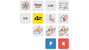 Keményfém dinamikus 5 élű 3XD maró - D8.00/29.00 d8 - Cr 0.50