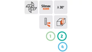 Keményfém hosszú maró 4 élű - D10.00/50.00 d10