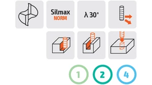 Keményfém hosszú maró - D8.00/50.00 d8