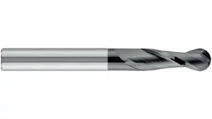 Keményfém hosszú gömbvégűmaró 2 élű - D10.00 - r5.0