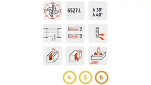 Keményfém TIS Crrádiuszos maró 4 élű - D8.00/19.00 d8 Cr1.00