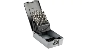 Lapolt szárú csigafúró HSS - D1.00-13.00x0.5 mm 25db